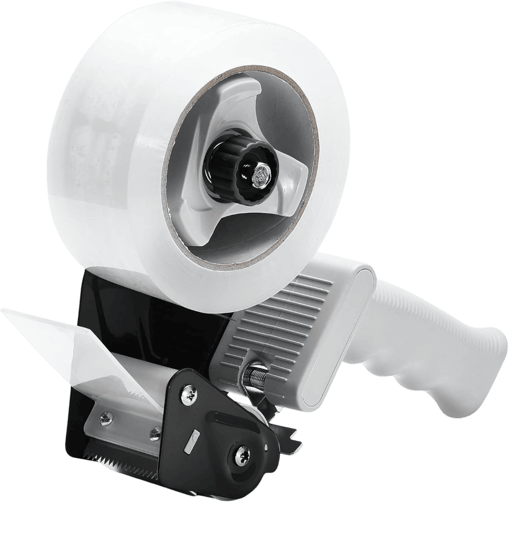 Packing Tape Dispenser, Pistol Grip, Fits All Standard 3" Core Rolls